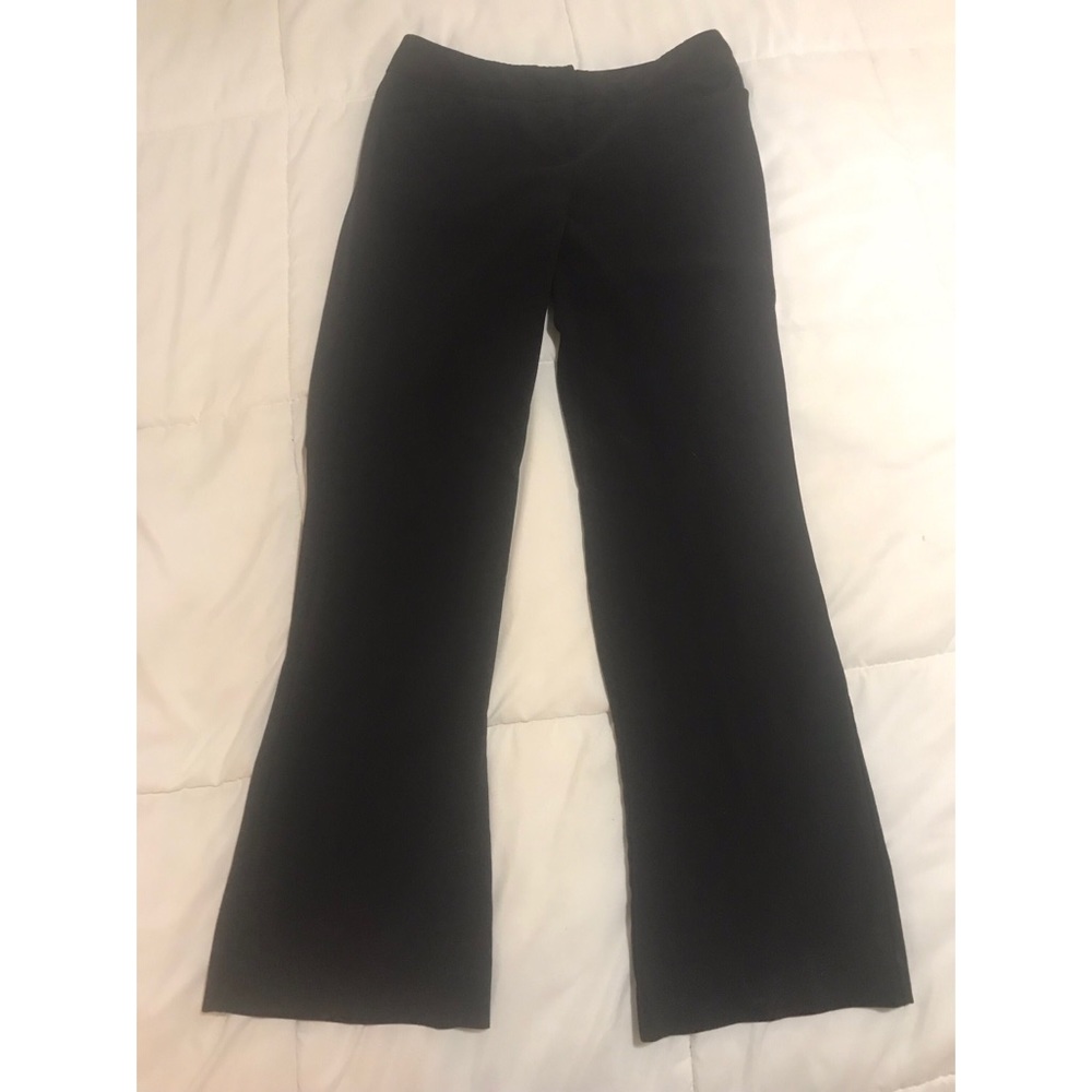 New York & Company Black Flared Work Pants